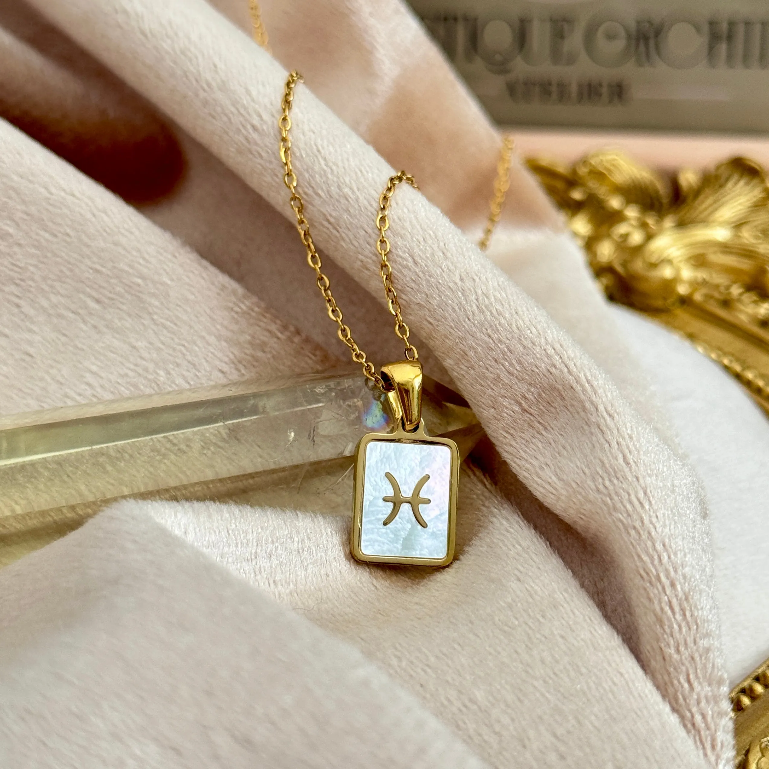 🐚 Star Sign 🐚 gold necklace (Limited Edition)