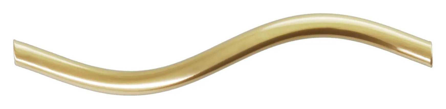 1.0x17.5mm (0.7mm ID) Spiral Tube GP,  14k gold filled. Made in USA. #400097T