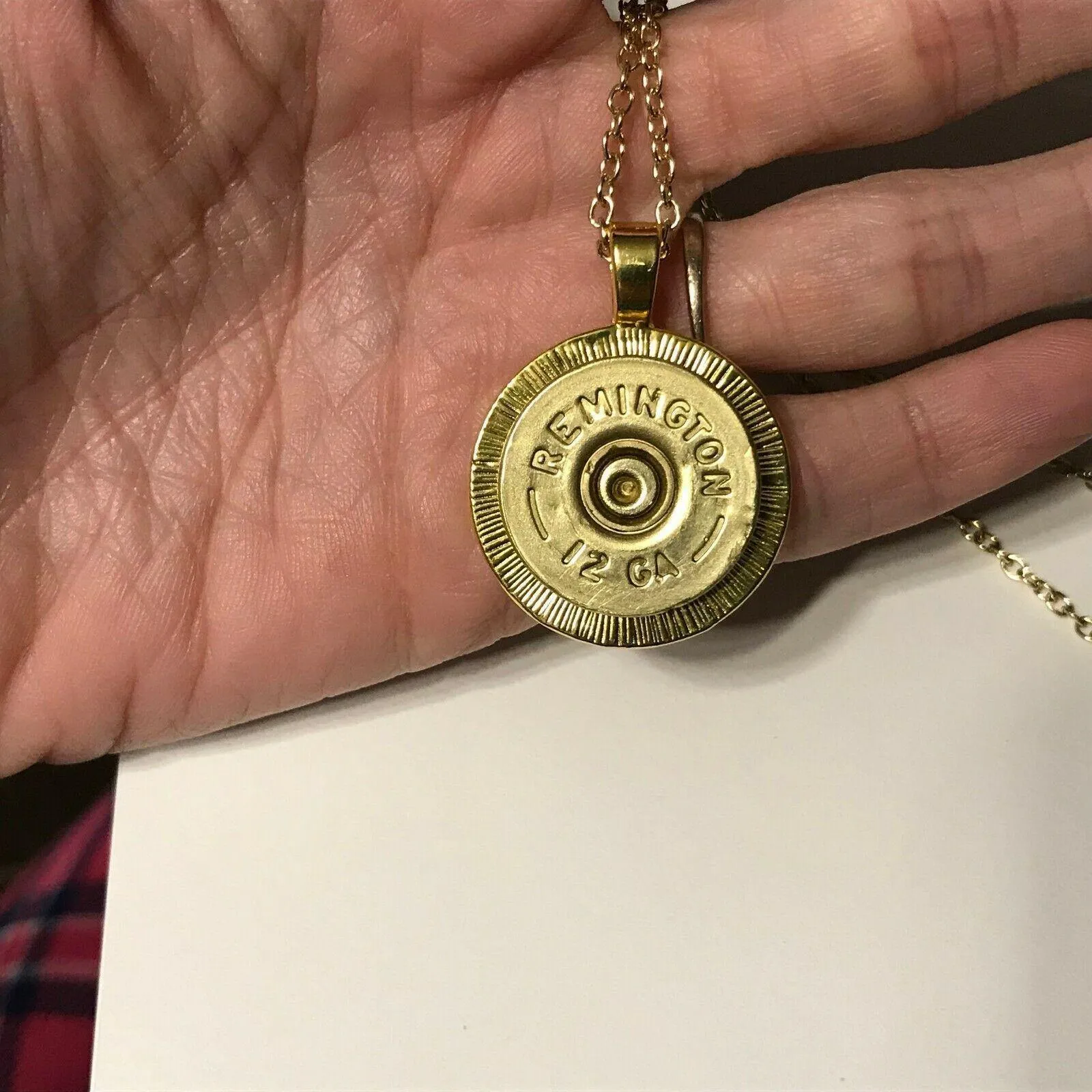 12 Gauge Shotgun Necklace