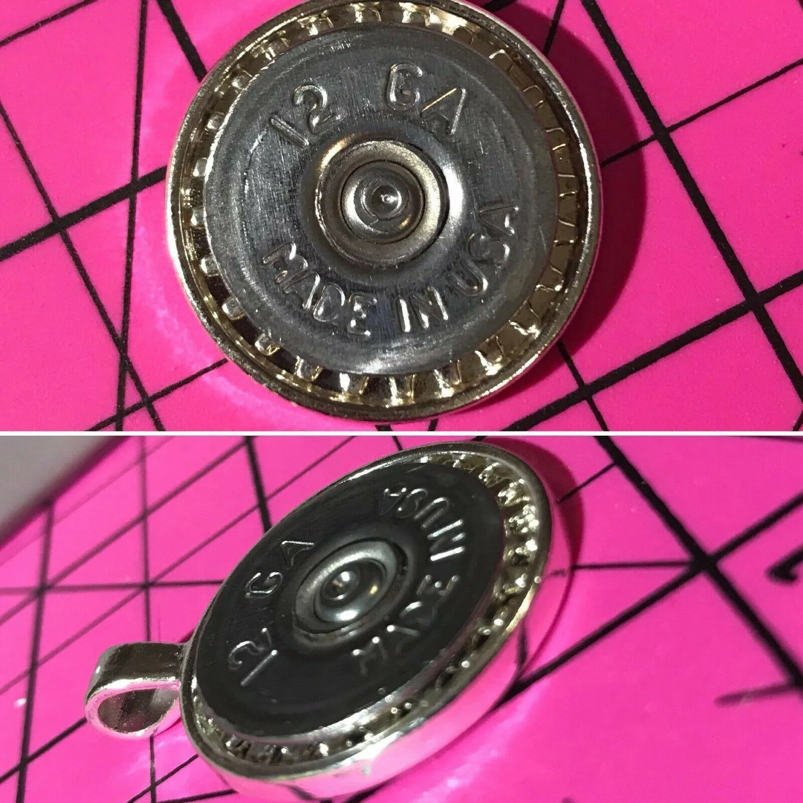 12 Gauge Shotgun Necklace