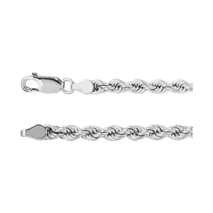 14K Gold 4 mm Rope Chain