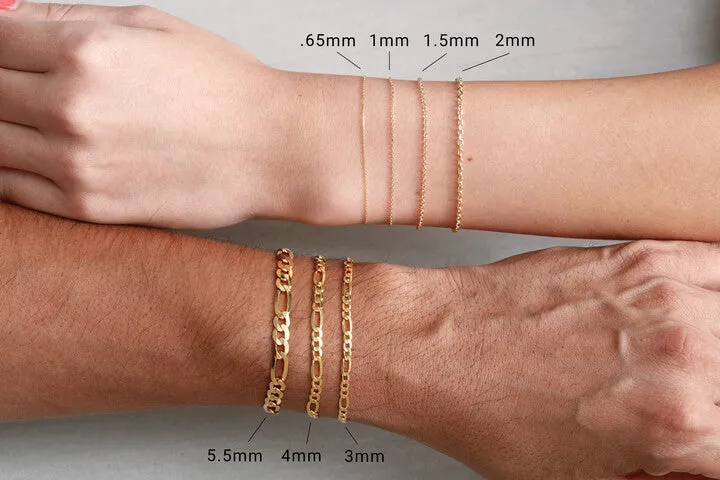 14K Gold 4 mm Rope Chain