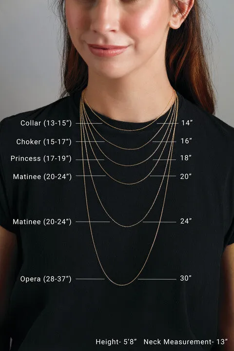 14K Gold 4 mm Rope Chain