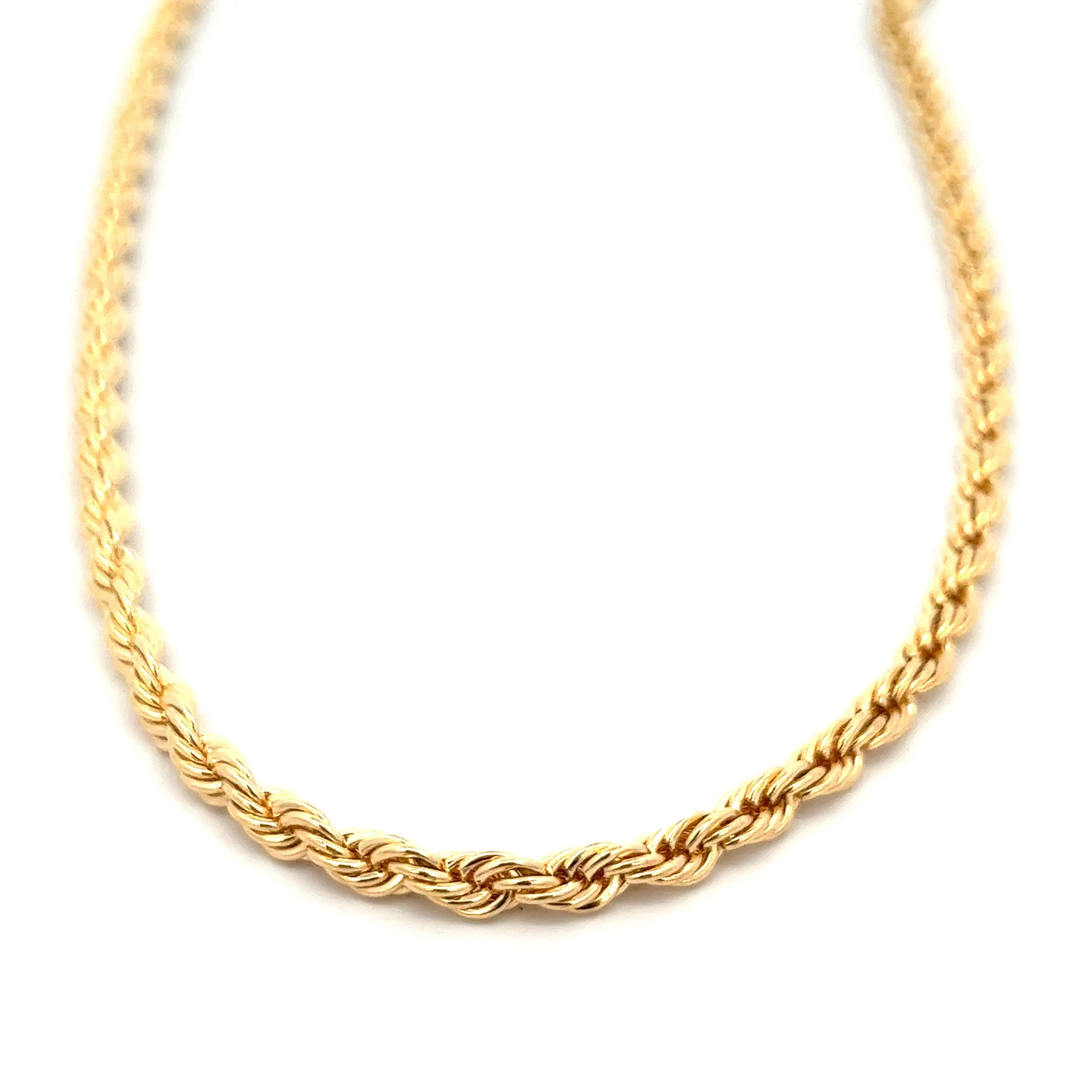 14K-gold-filled luxe rope necklace - 16"