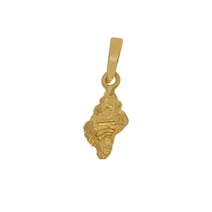 14k Yellow Gold Mini Apple Murex Pendant