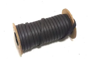 1/4" Stitched and Reinforced Real Leather Cord in Brown Silky Cowhide 2643XDA CARD