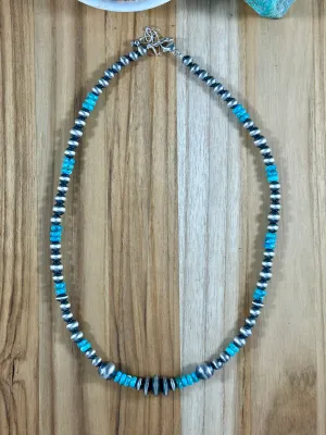 18" Kingman Navajo Necklace