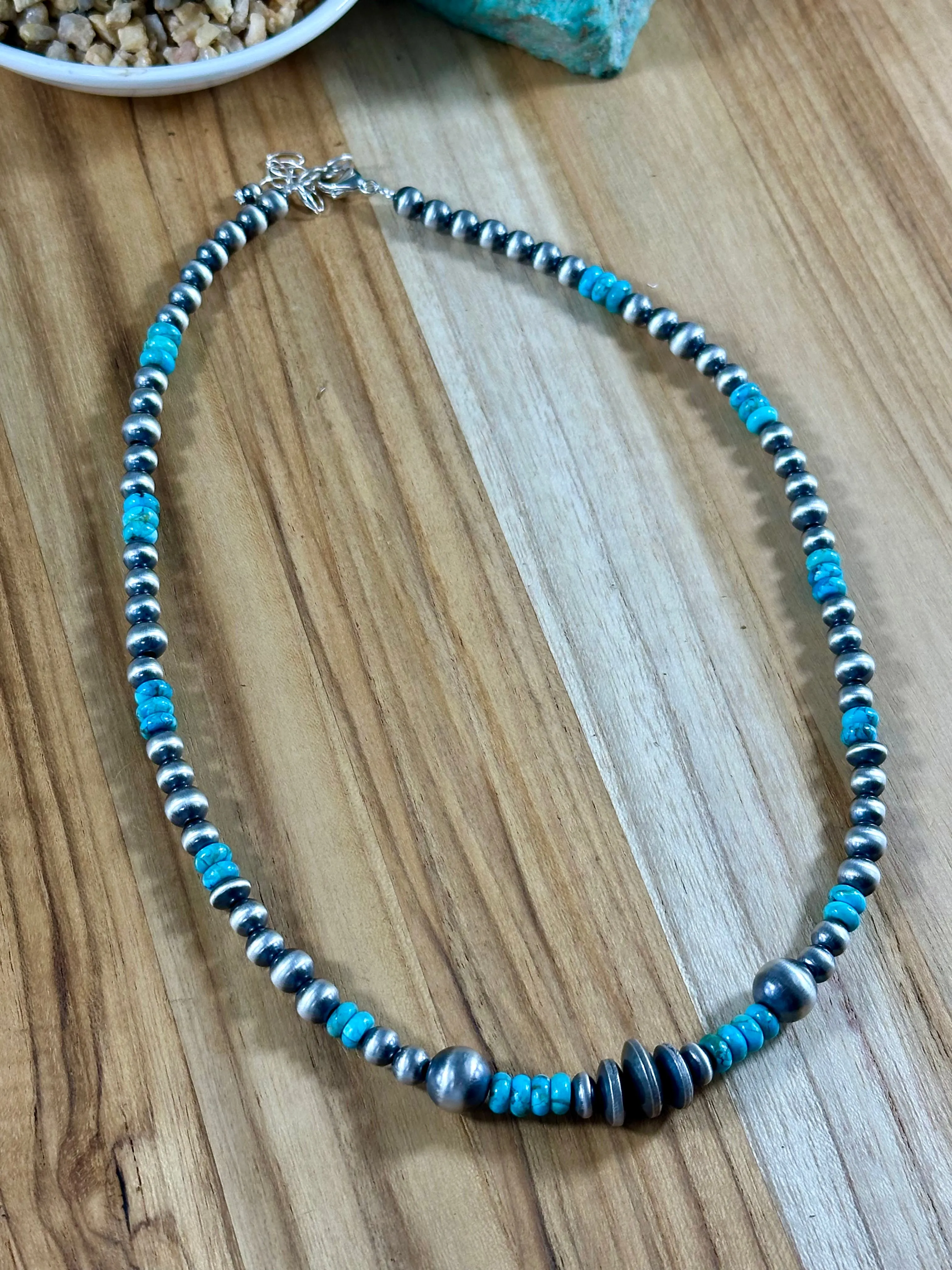 18" Kingman Navajo Necklace