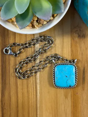 18" Kingman Square Necklace