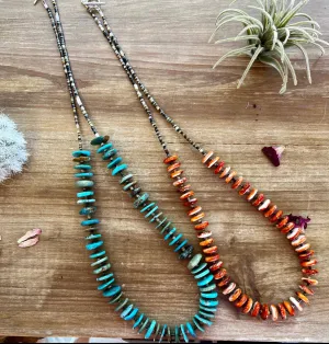 30 Inch Spring Turquoise Necklace