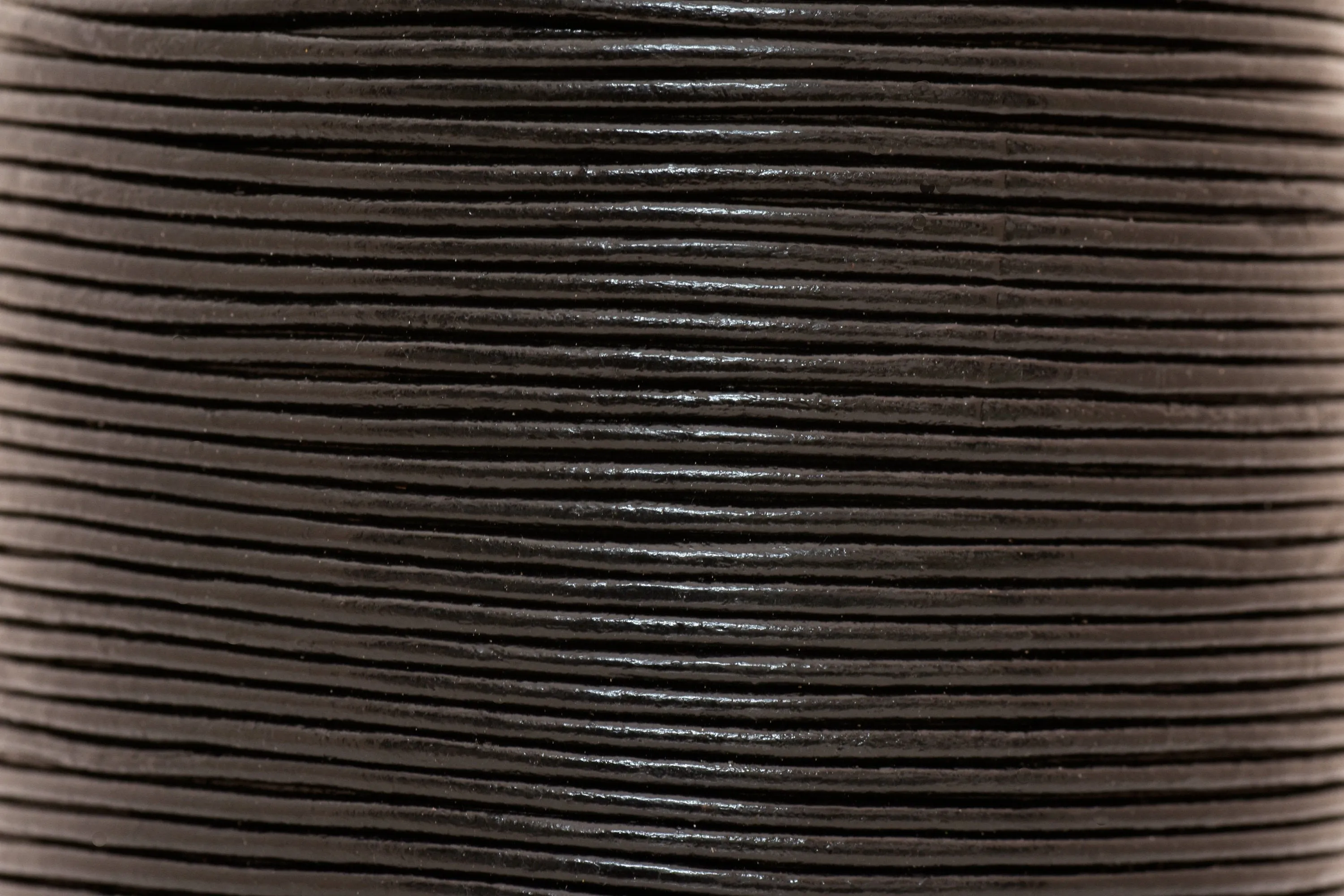 3mm Natural Black Leather Cord - Round - Premium Quality - Indian Leather - Wrap Bracelet Making Findings - Lead Free - Necklace Making