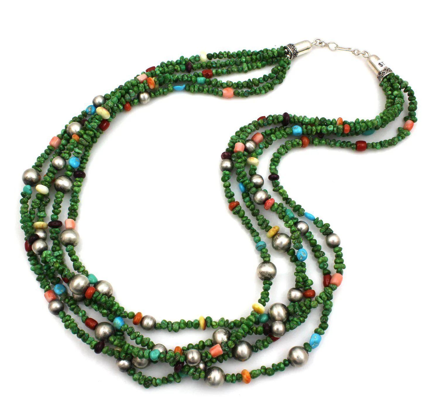 5 Strand Sonoran Turquoise Necklace