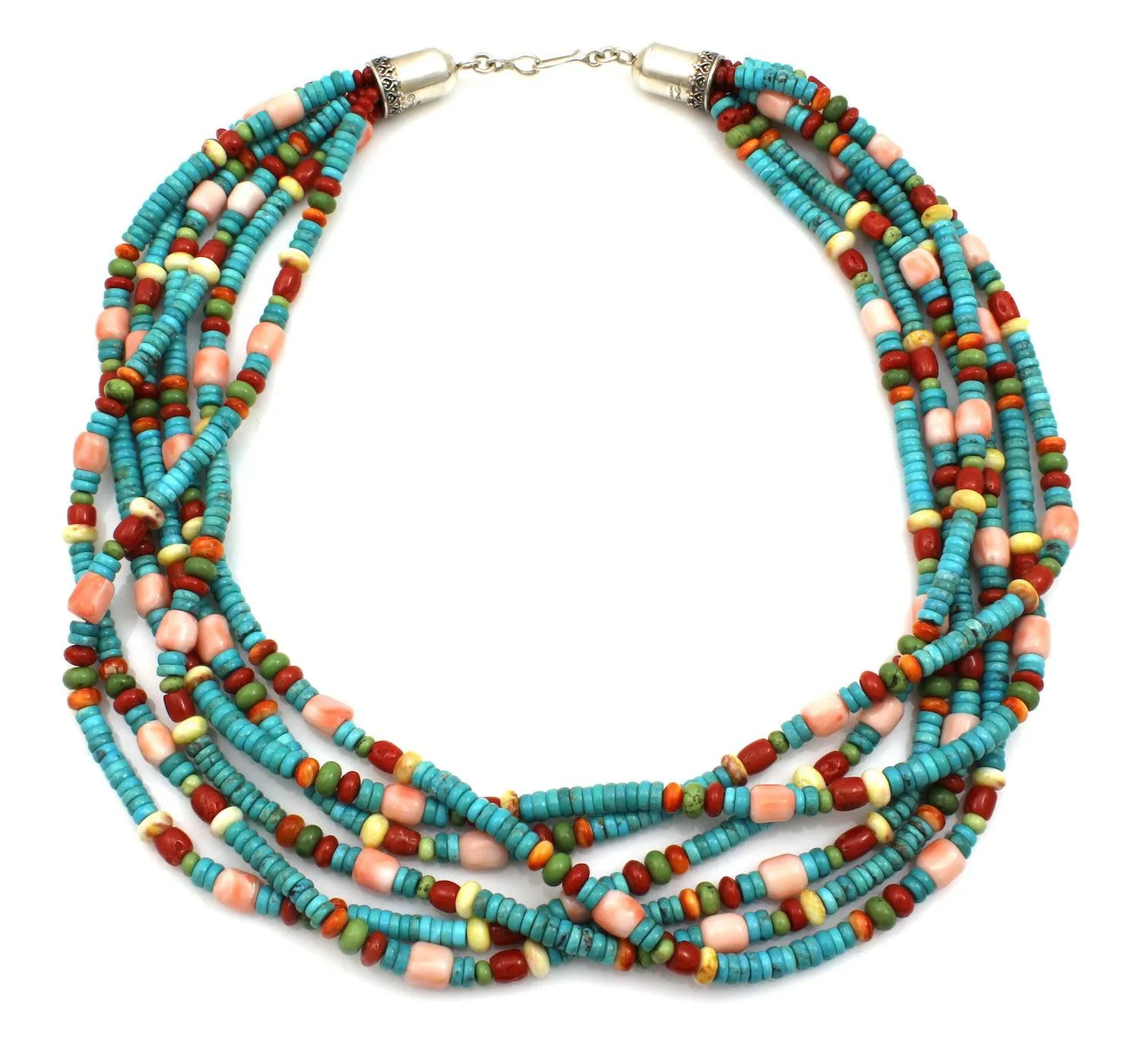 6 Strand Multicolor Necklace