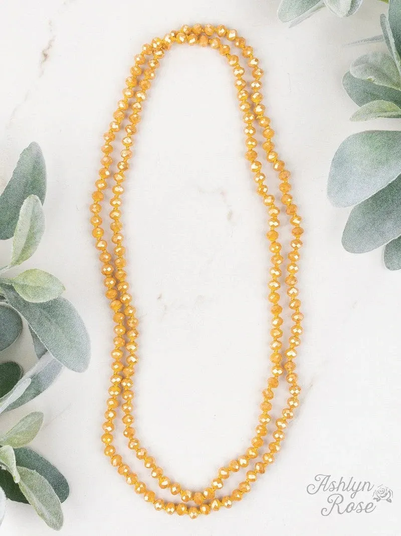 60” BEADED NECKLACES