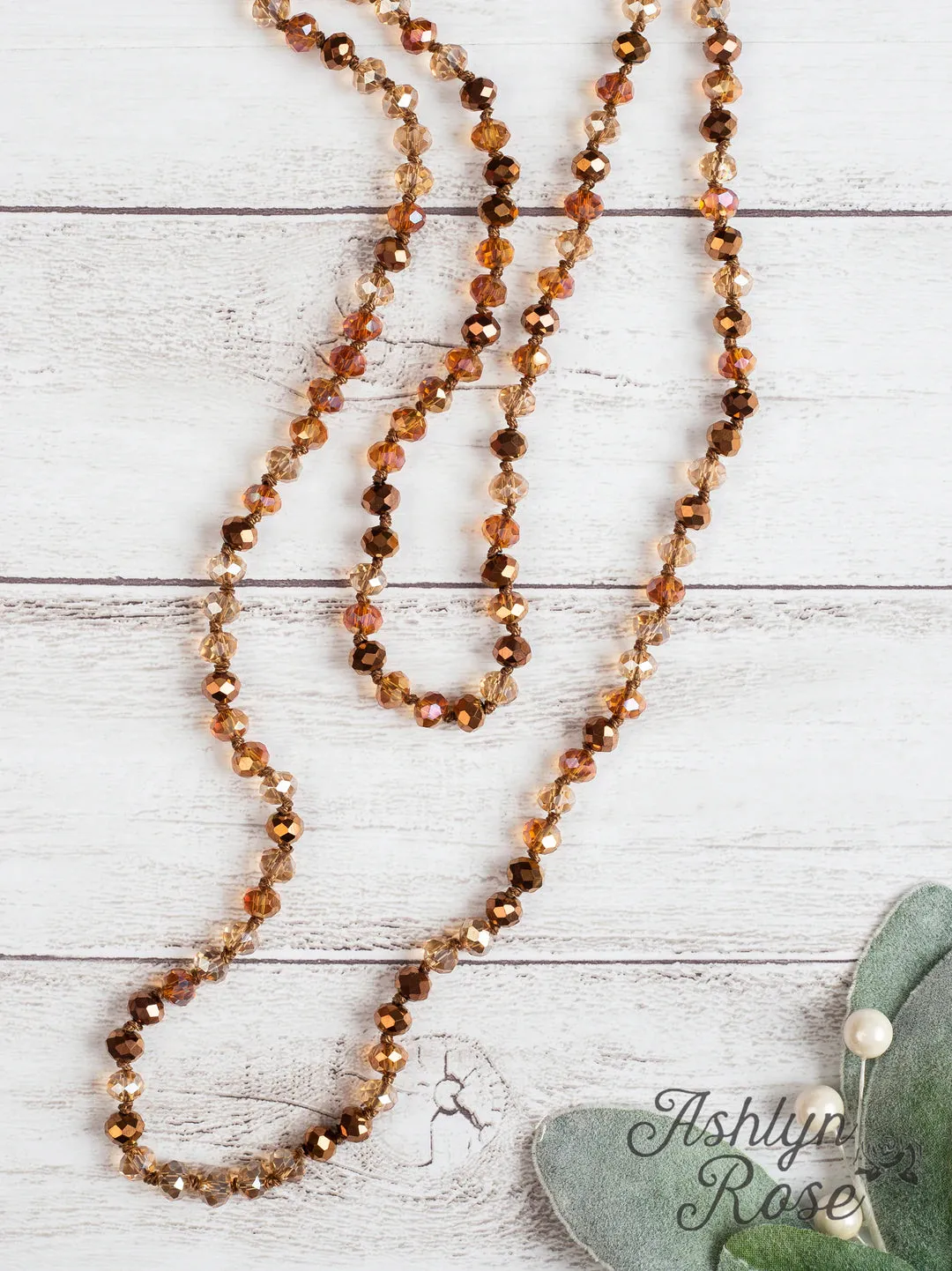 60” BEADED NECKLACES