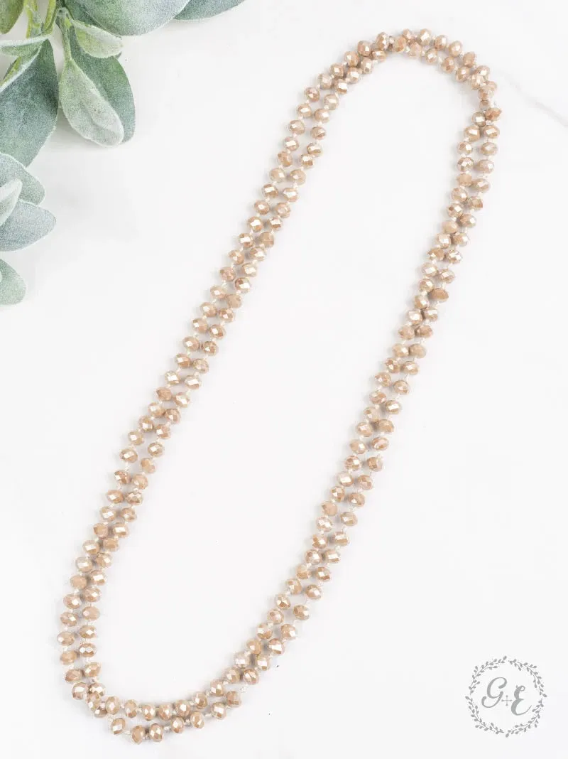 60” BEADED NECKLACES