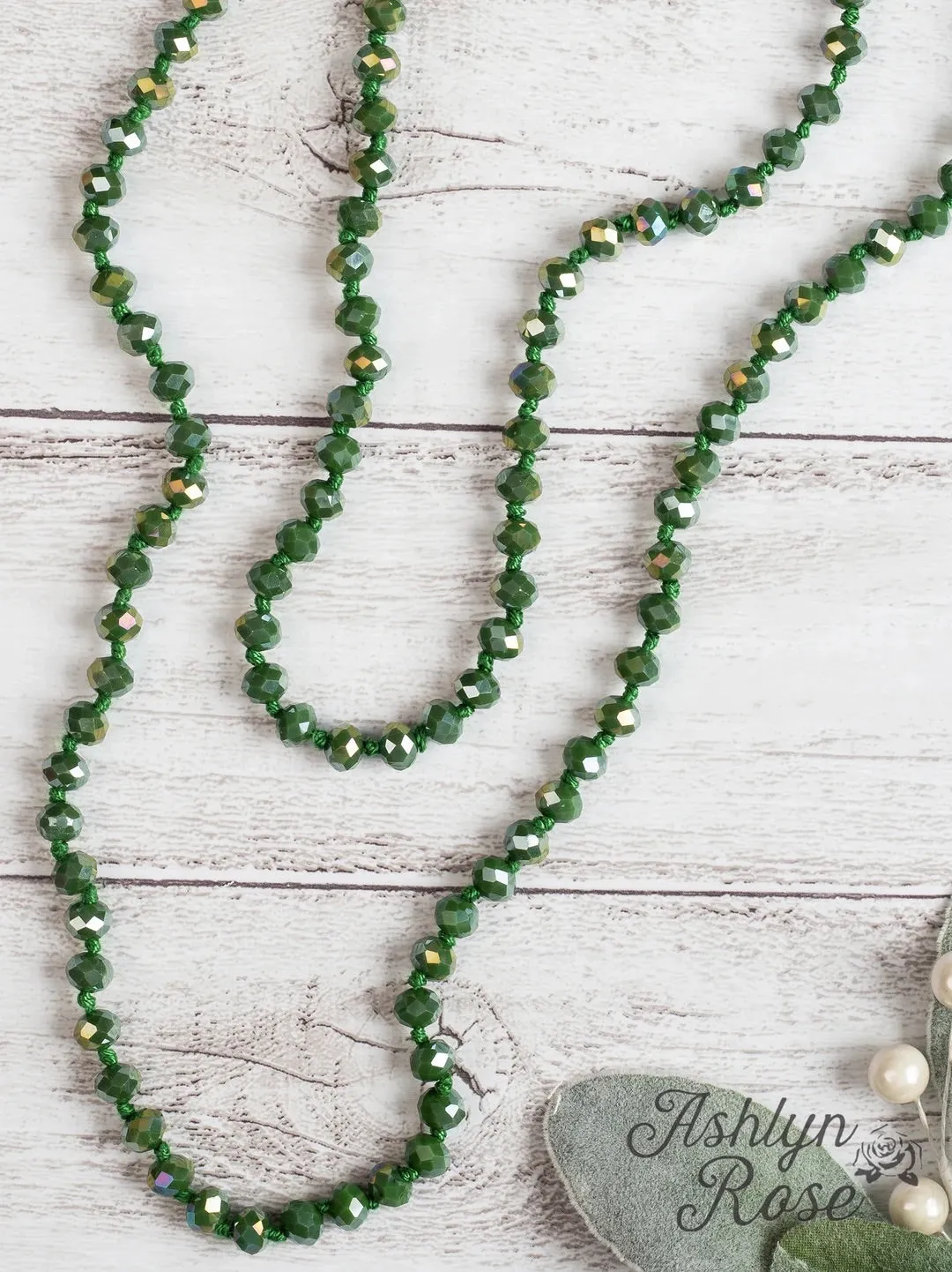 60” BEADED NECKLACES