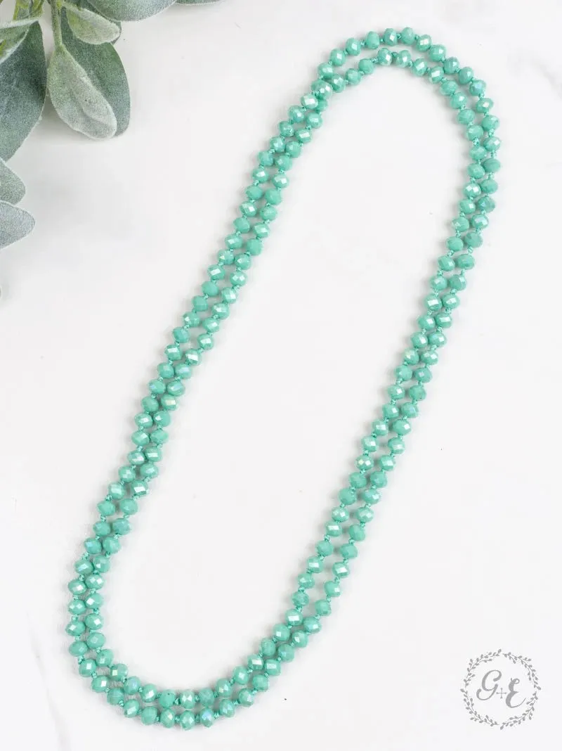 60” BEADED NECKLACES