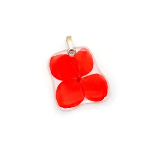 69218 Dark Pink Hydrangea Pendant