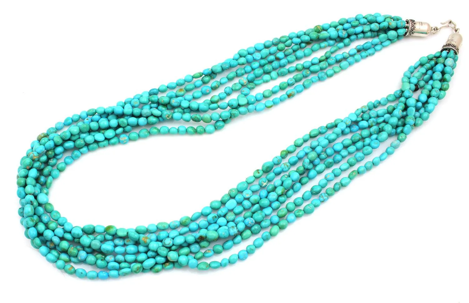7 Strand Turquoise Necklace