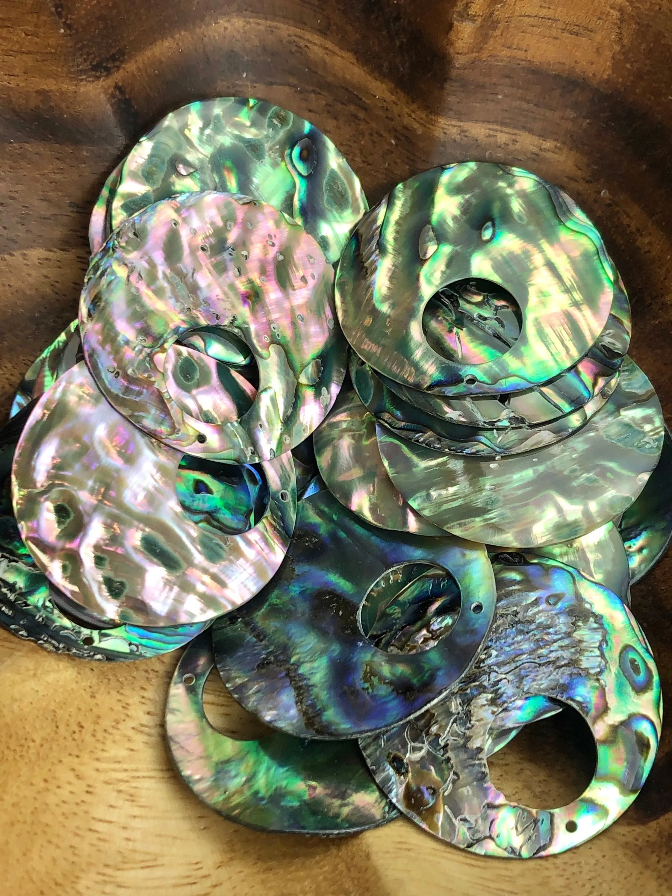 Abalone Mother Of Pearl Bead Sku#M755