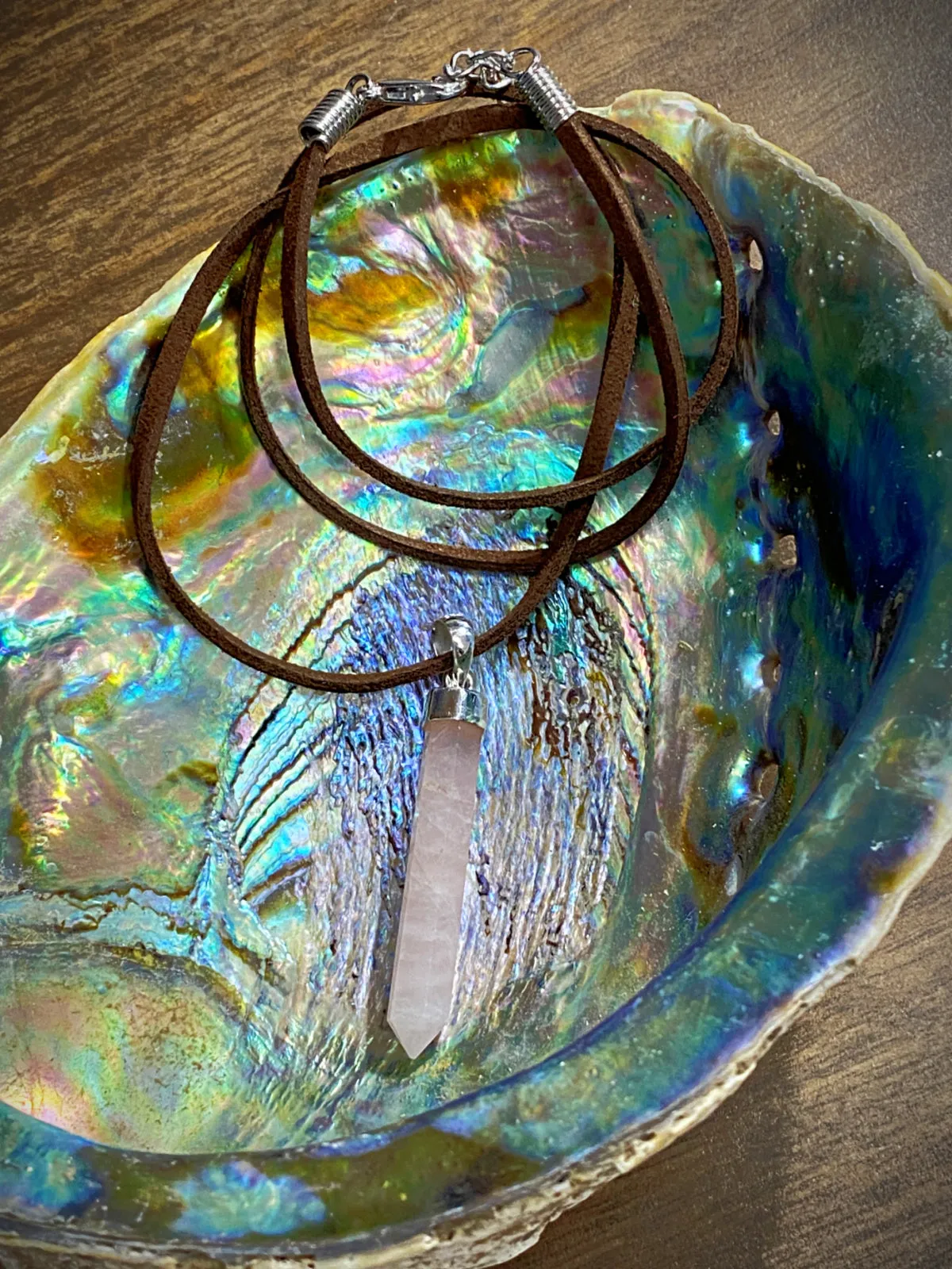 Adjustable Suede Cord Necklace