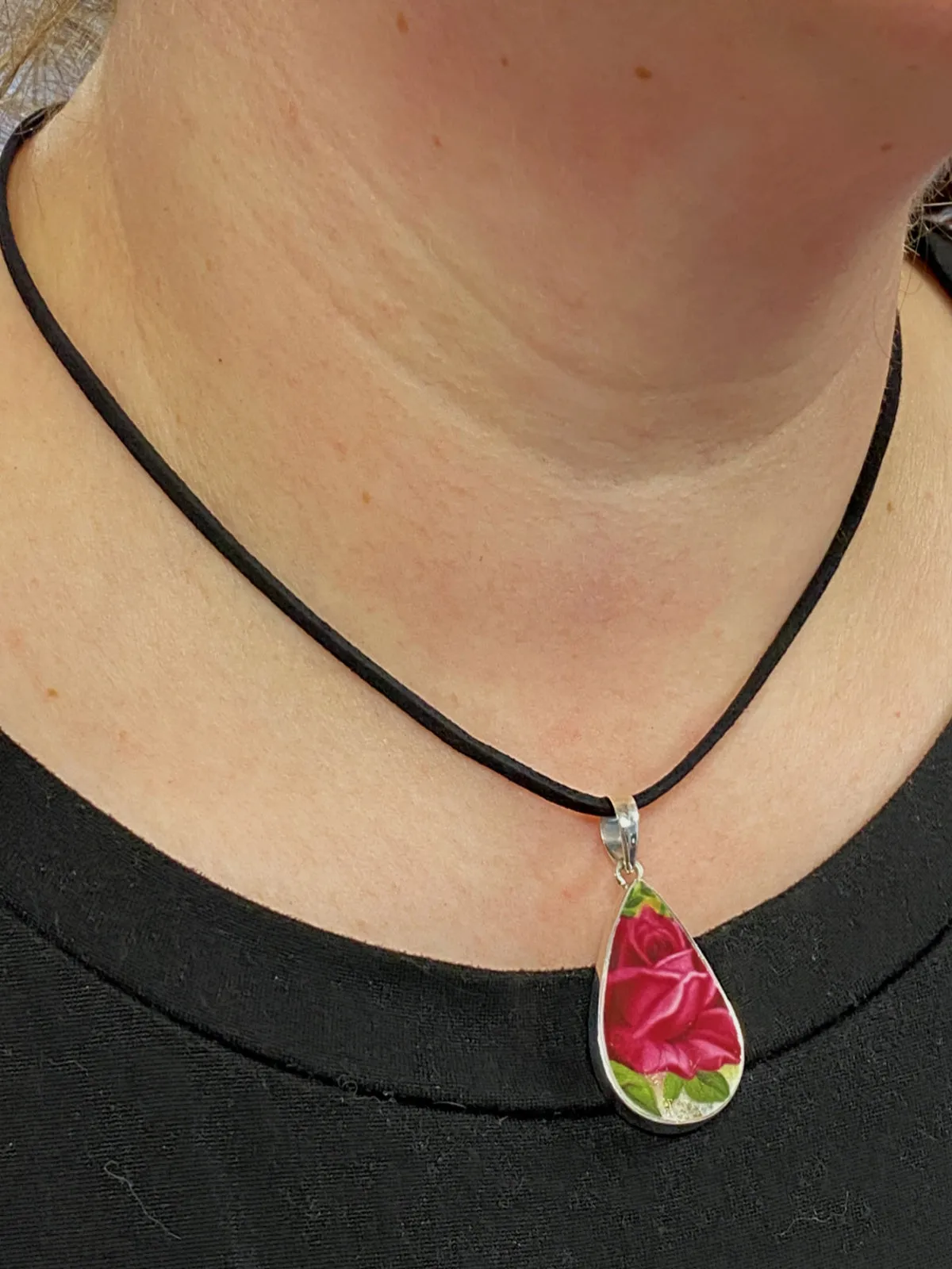 Adjustable Suede Cord Necklace