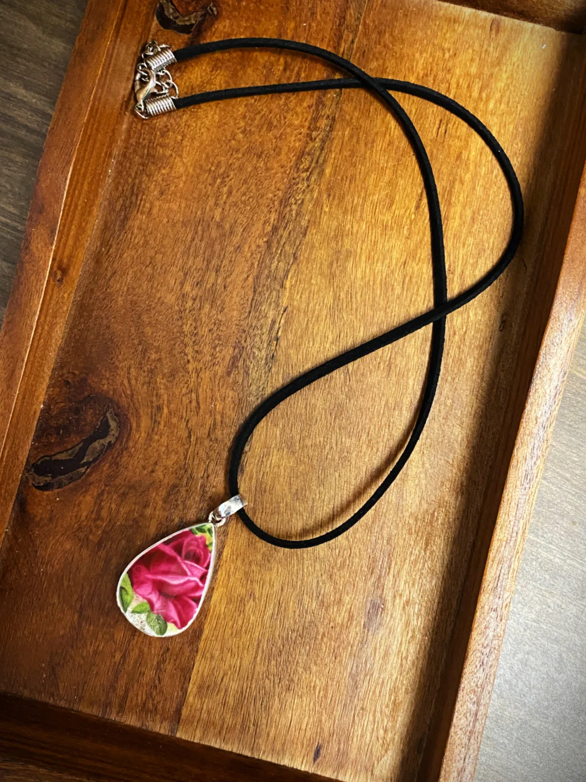 Adjustable Suede Cord Necklace