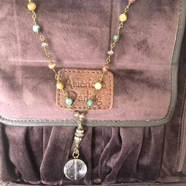 African Turquoise Beaded Necklace