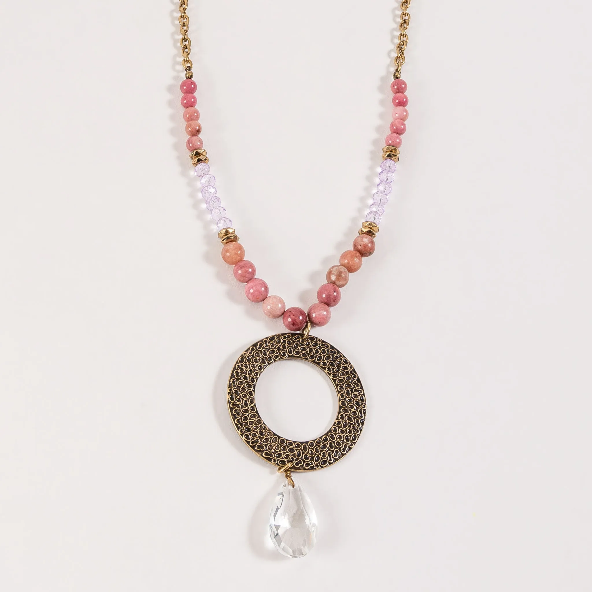 Alli Beaded Pendant Necklace