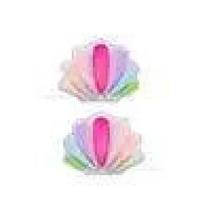 Alligator Hair Clips Set | Seashell Pastel Colors | Lilies & Roses NY