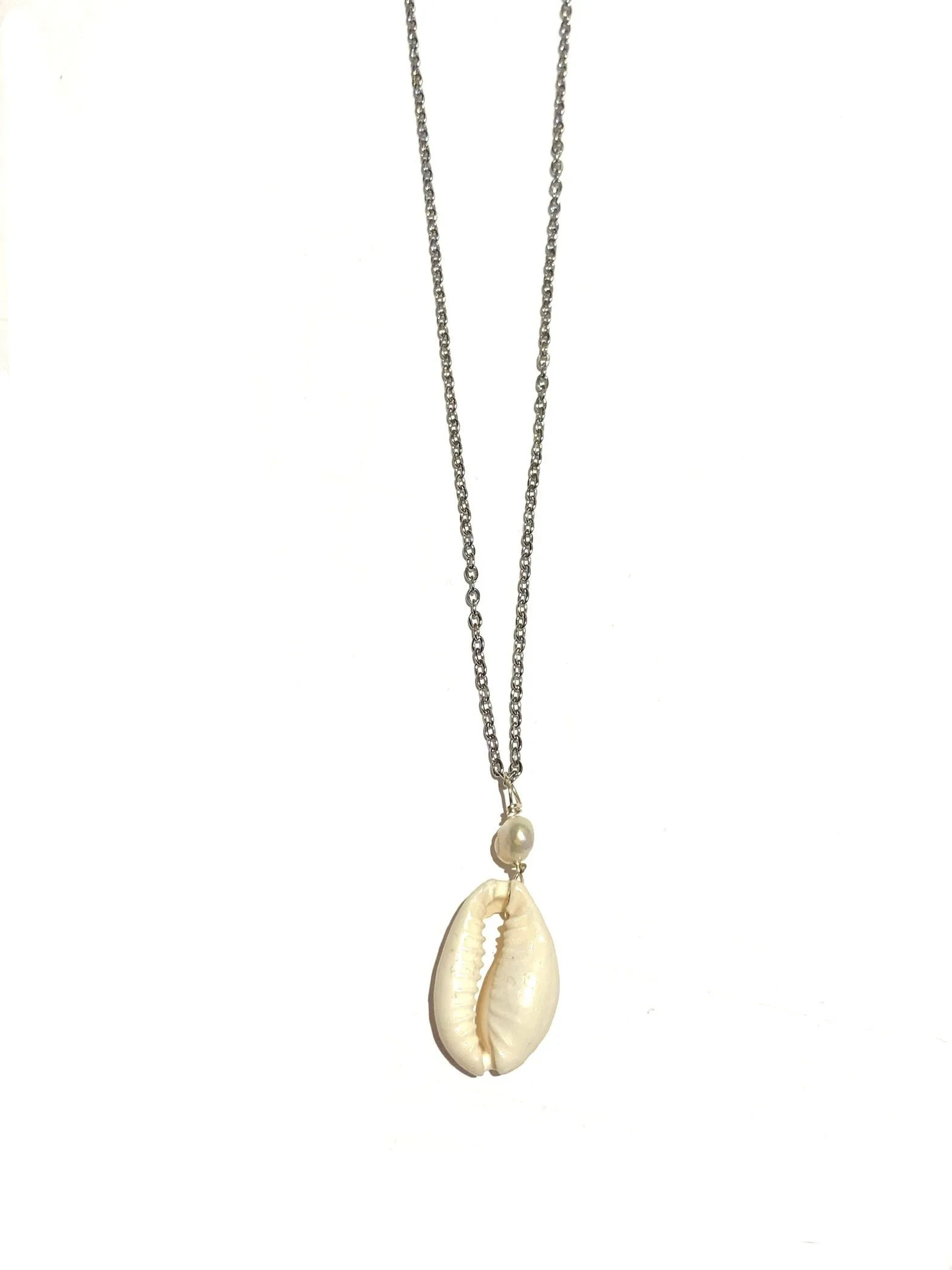 AMANÁ PENINA- Seashell Necklace 2- Stainless Steel