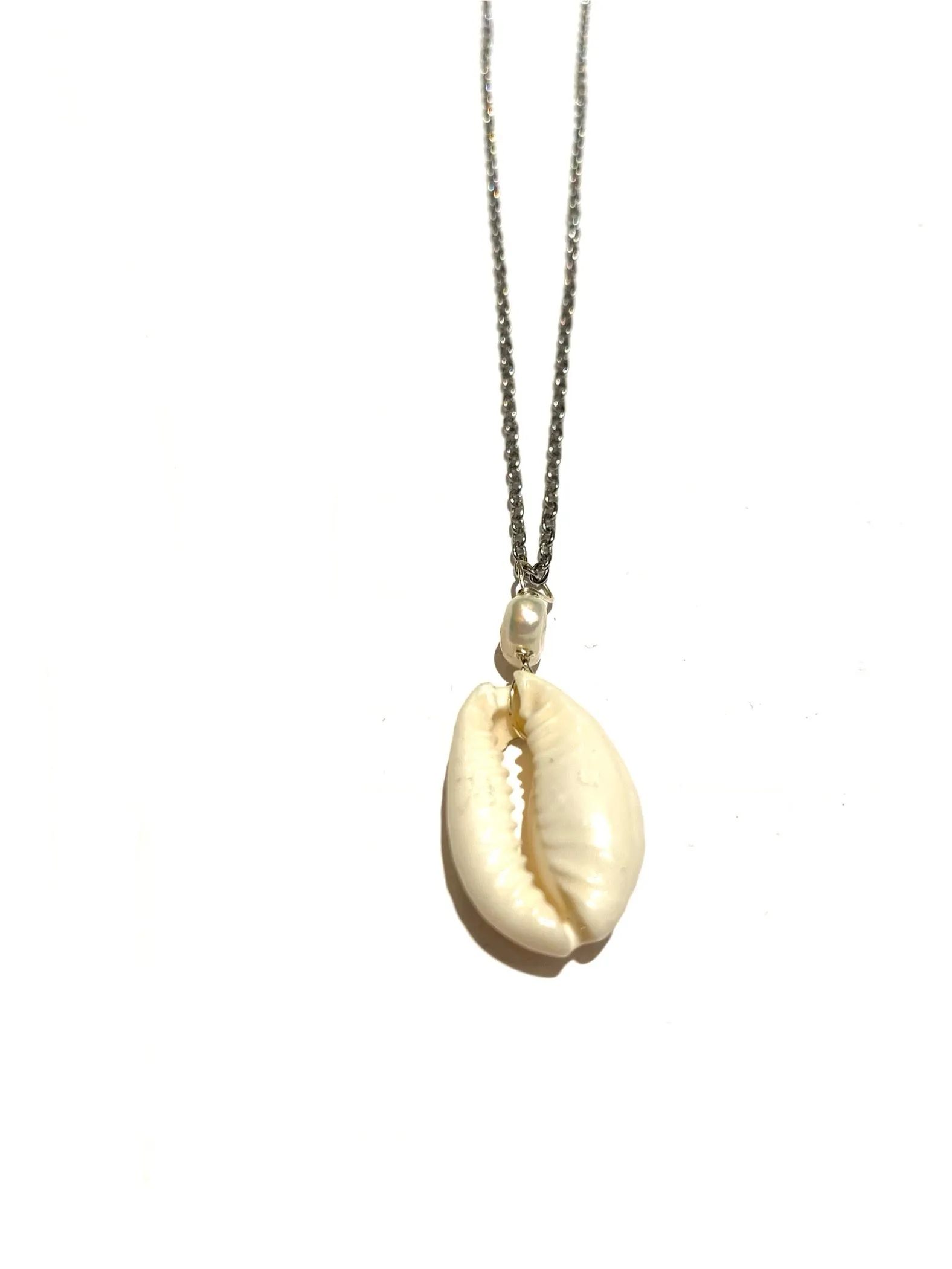 AMANÁ PENINA- Seashell Necklace 2- Stainless Steel