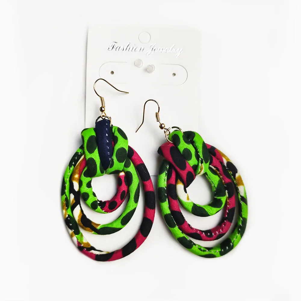 Ankara Rope Earrings
