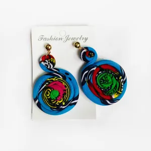 Ankara Rope Earrings