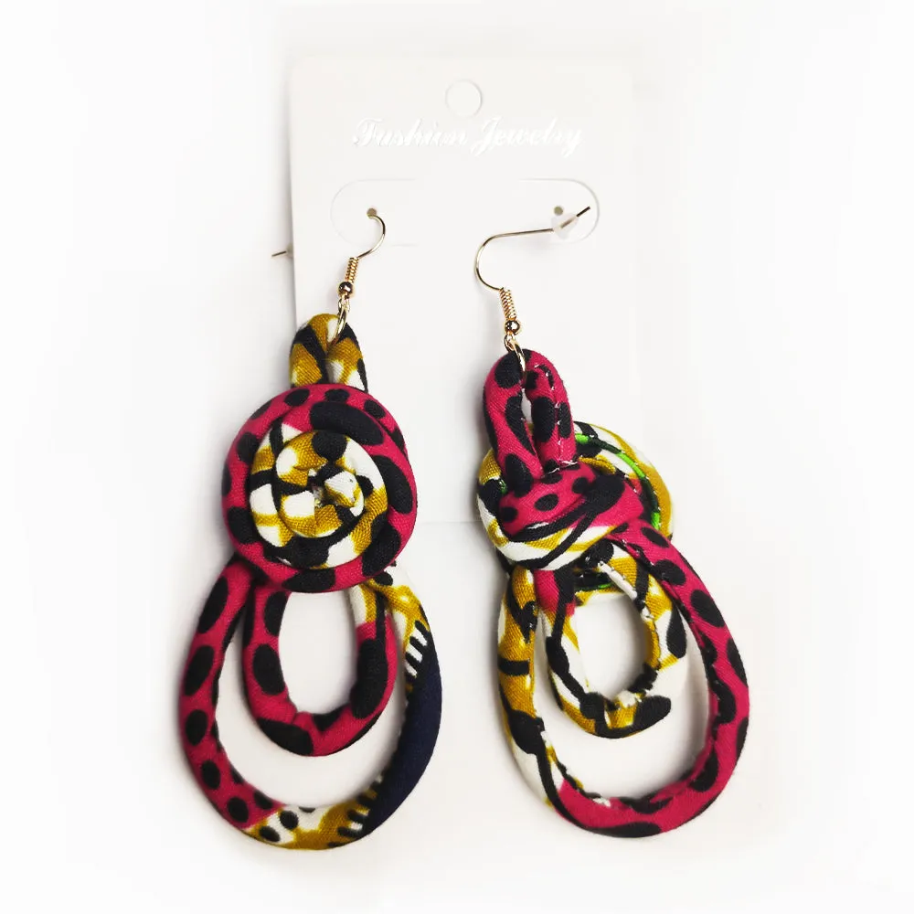 Ankara Rope Earrings