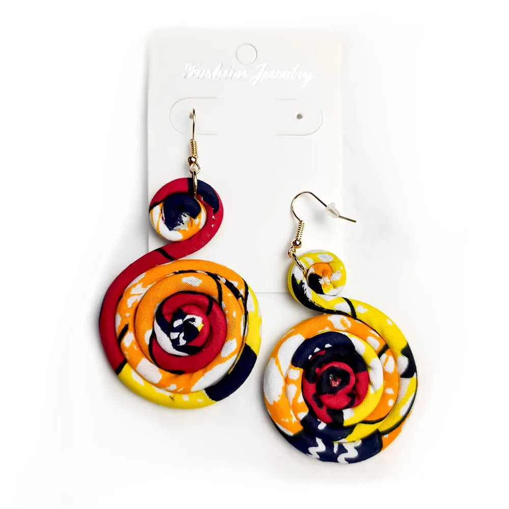Ankara Rope Earrings
