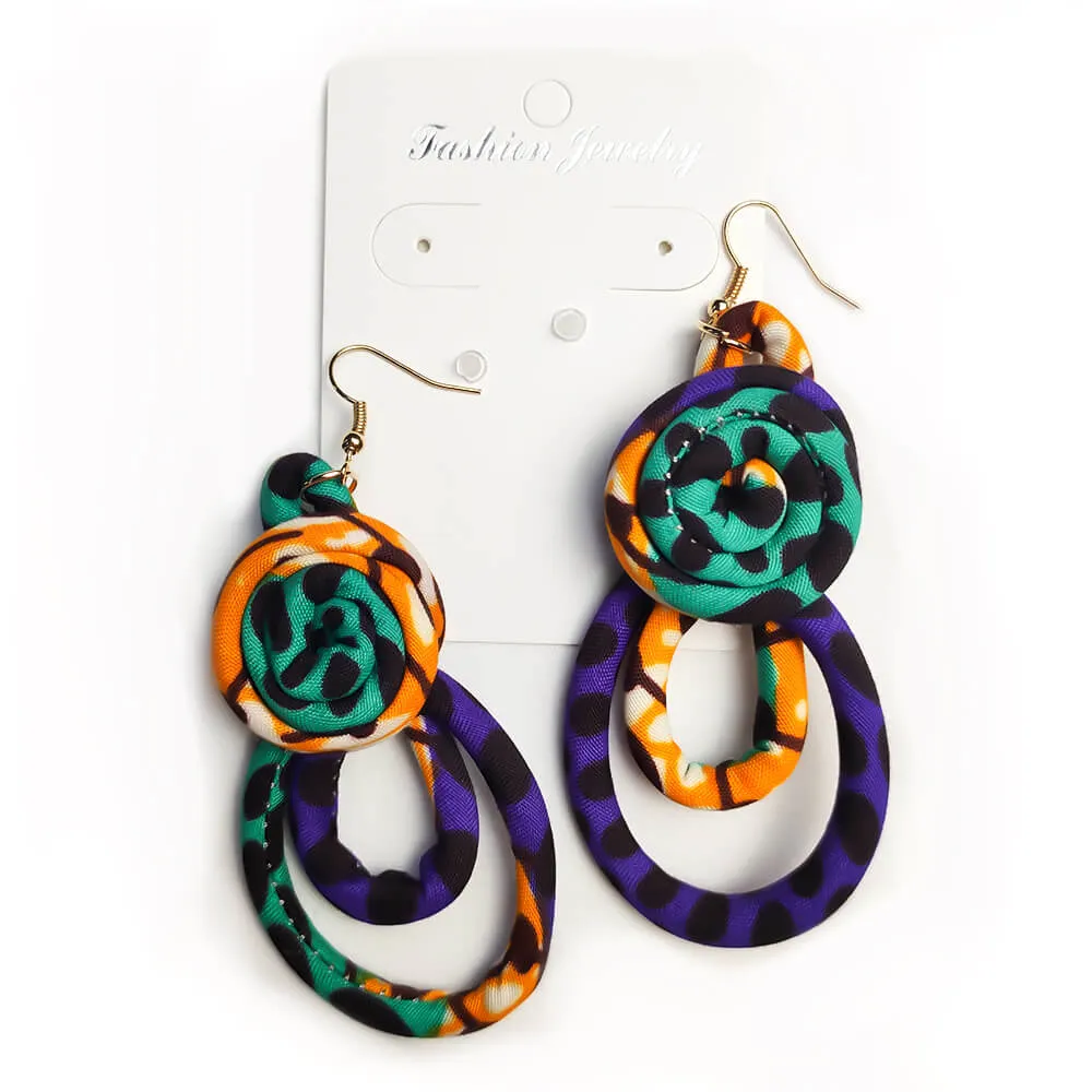 Ankara Rope Earrings