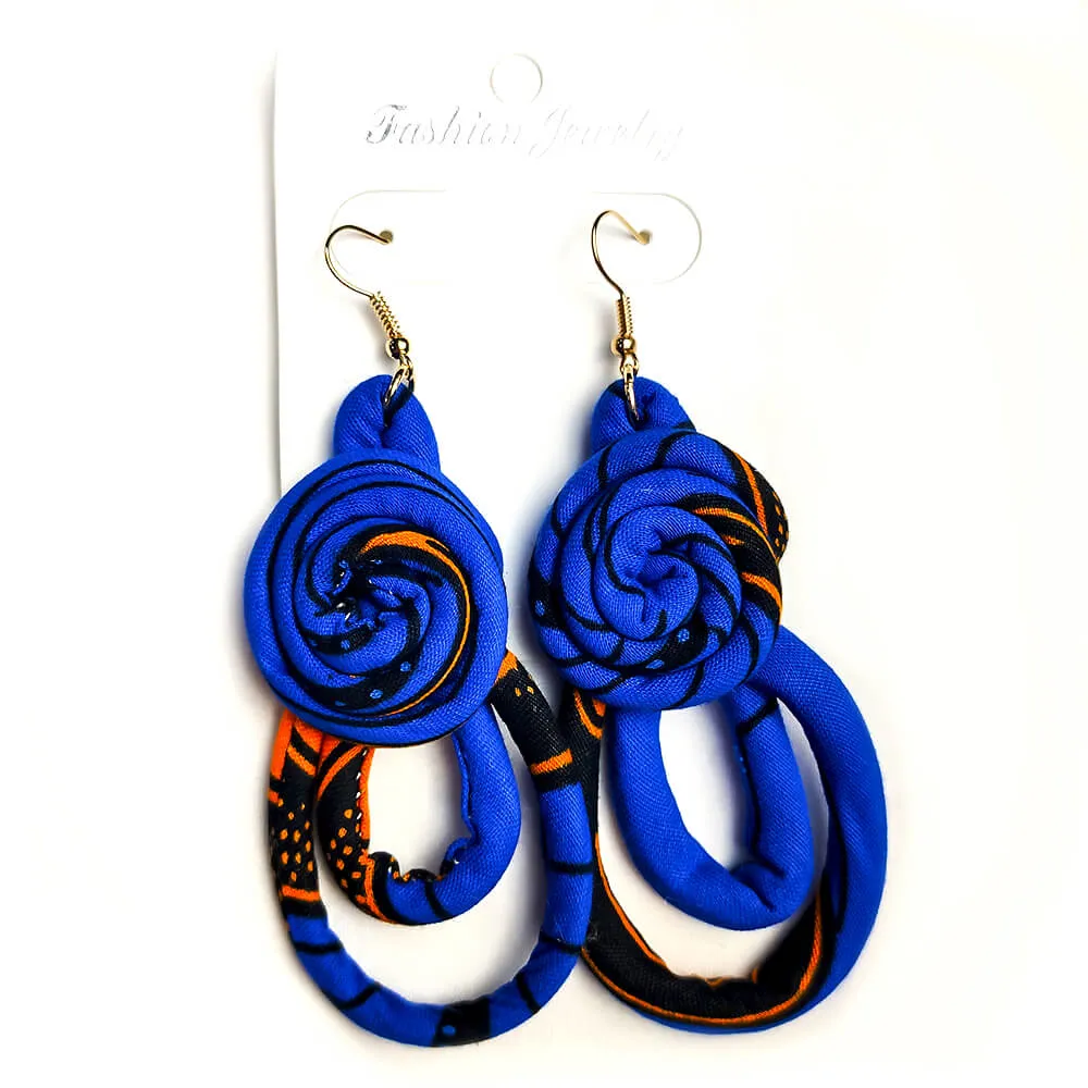 Ankara Rope Earrings