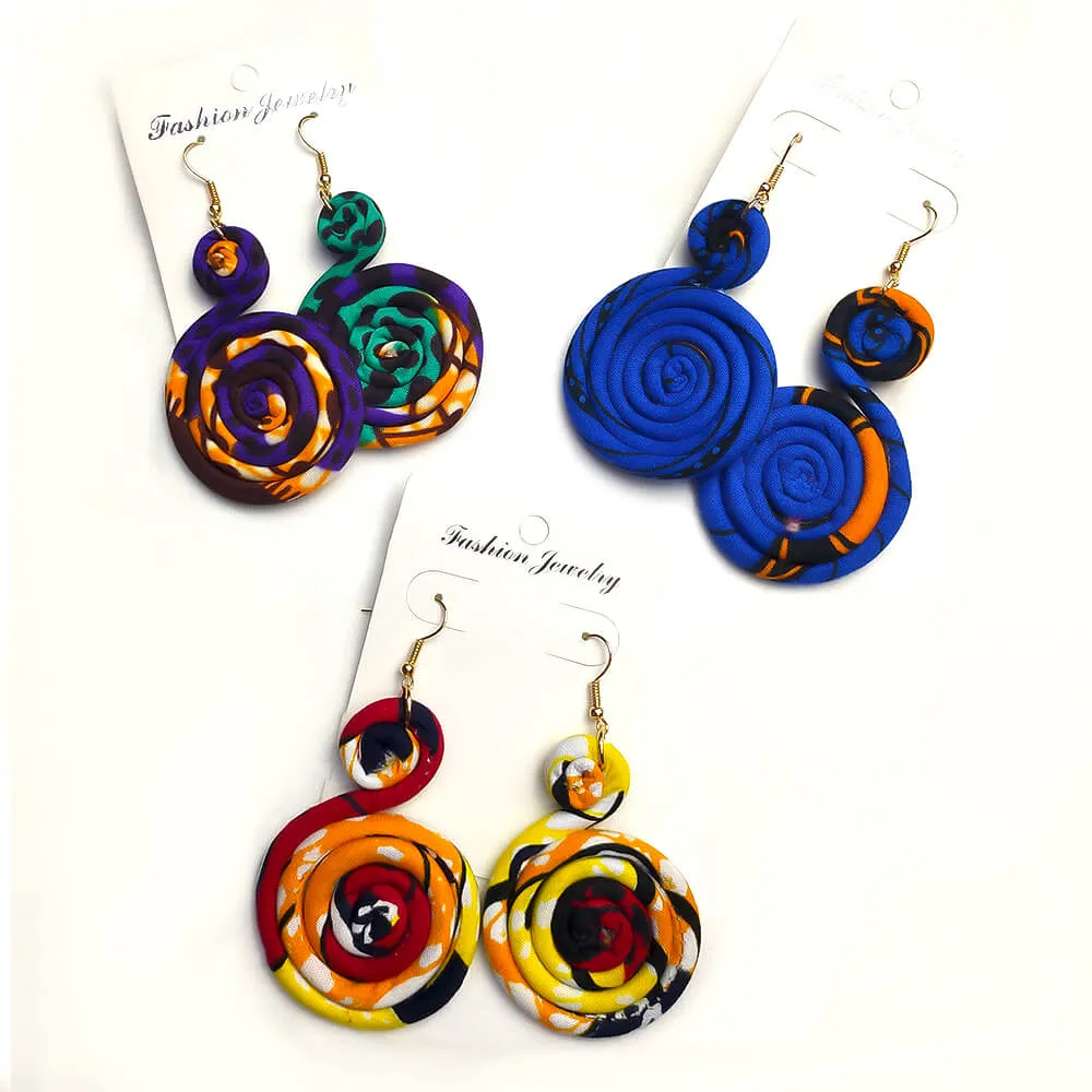 Ankara Rope Earrings
