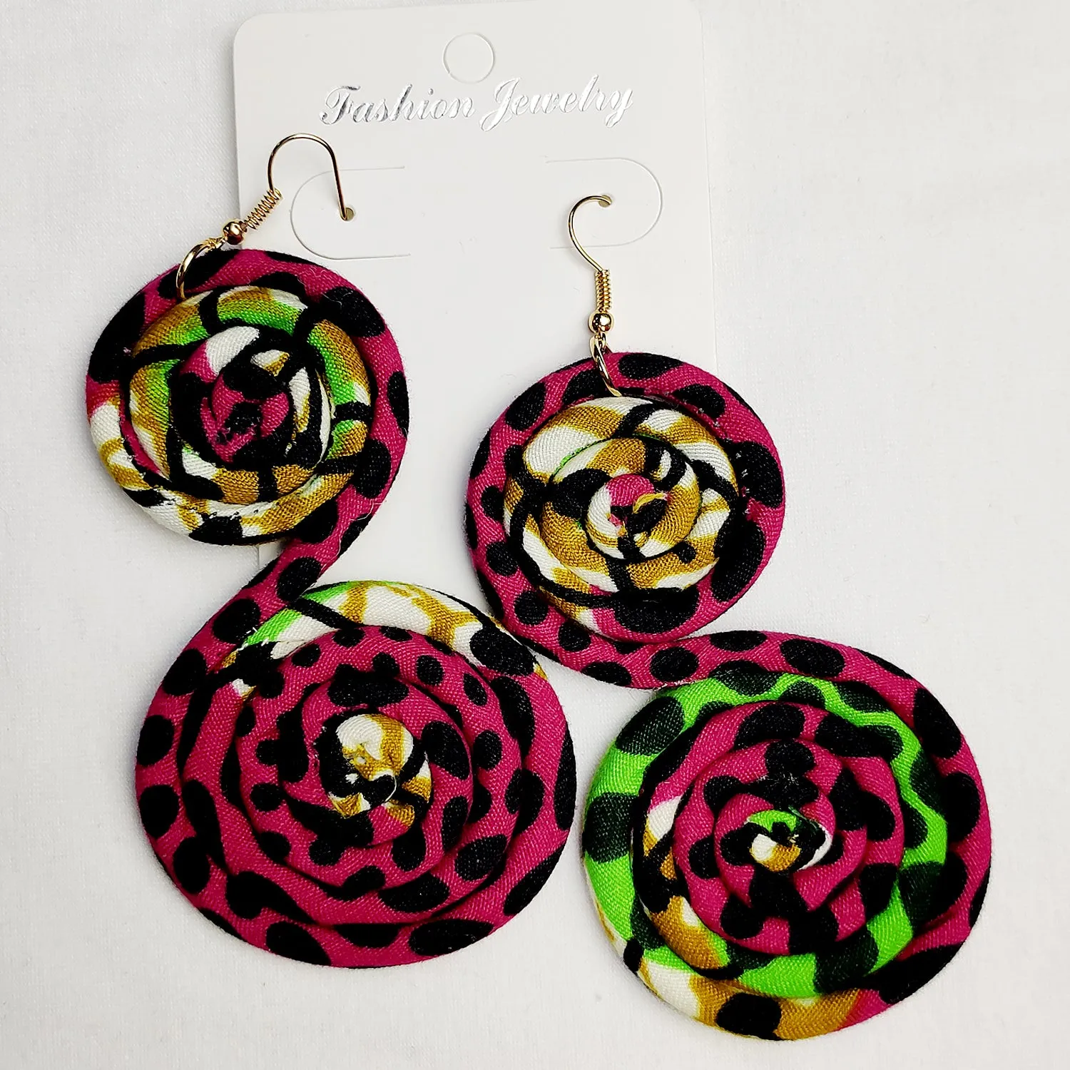Ankara Rope Earrings