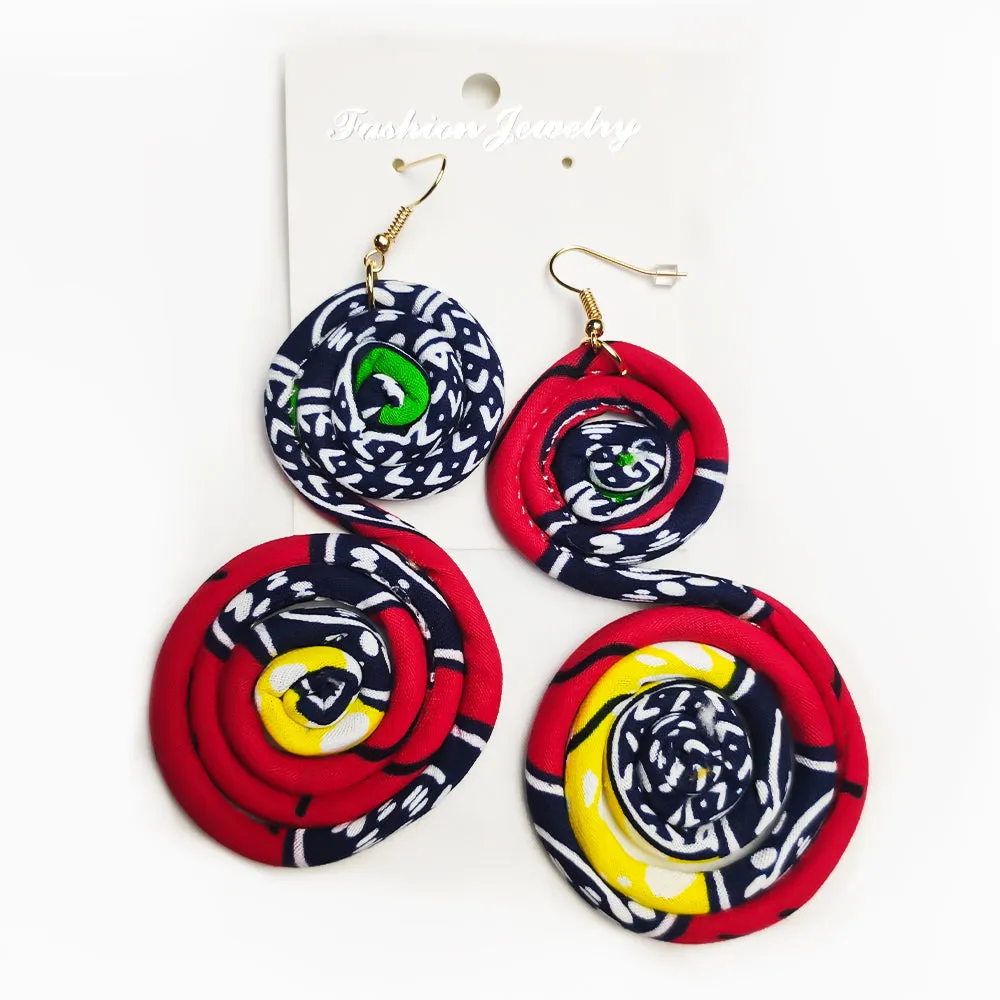 Ankara Rope Earrings