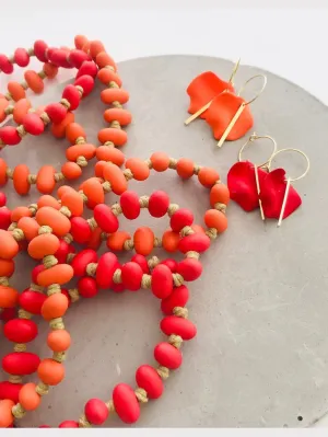 ANNA Wooden Chip Necklace – Mix of 6