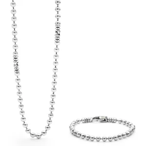 Anthem Sterling Silver Caviar Beaded Gift Set