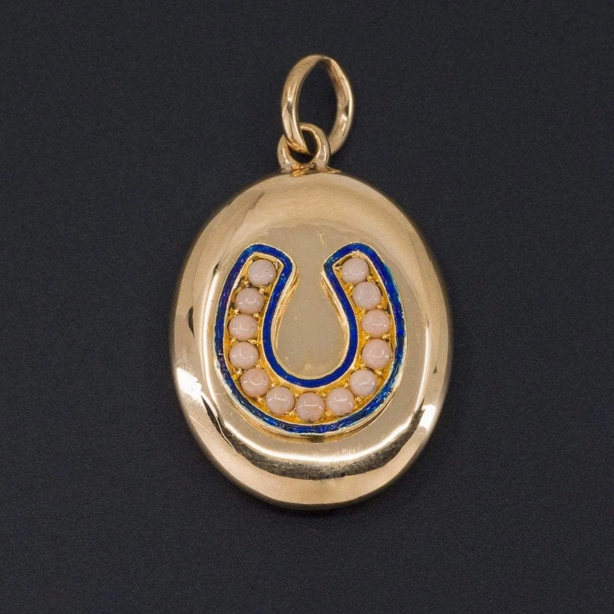 Antique Locket | Horseshoe Locket