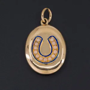 Antique Locket | Horseshoe Locket