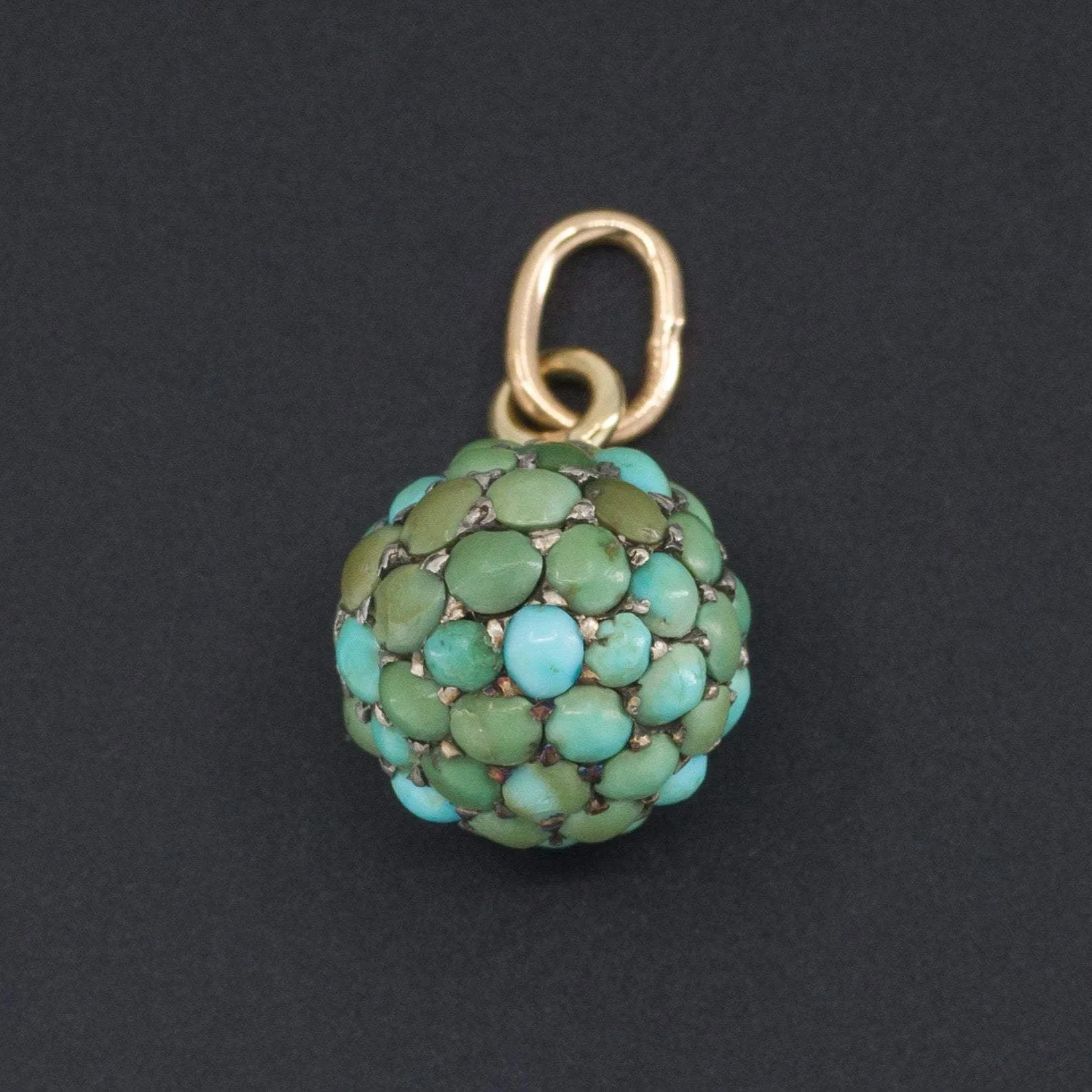 Antique Turquoise Pendant | Antique Pin Conversion