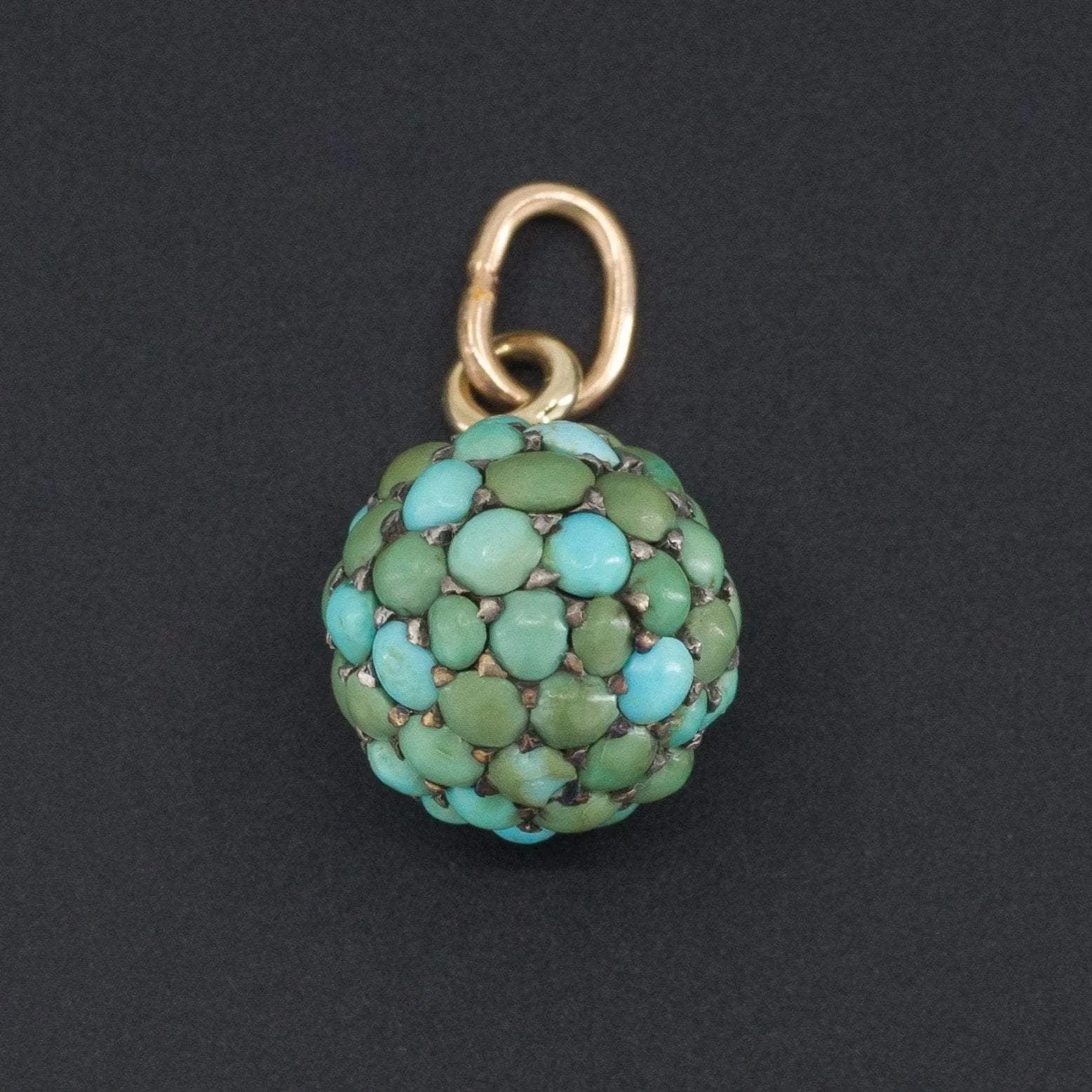 Antique Turquoise Pendant | Antique Pin Conversion