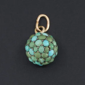 Antique Turquoise Pendant | Antique Pin Conversion