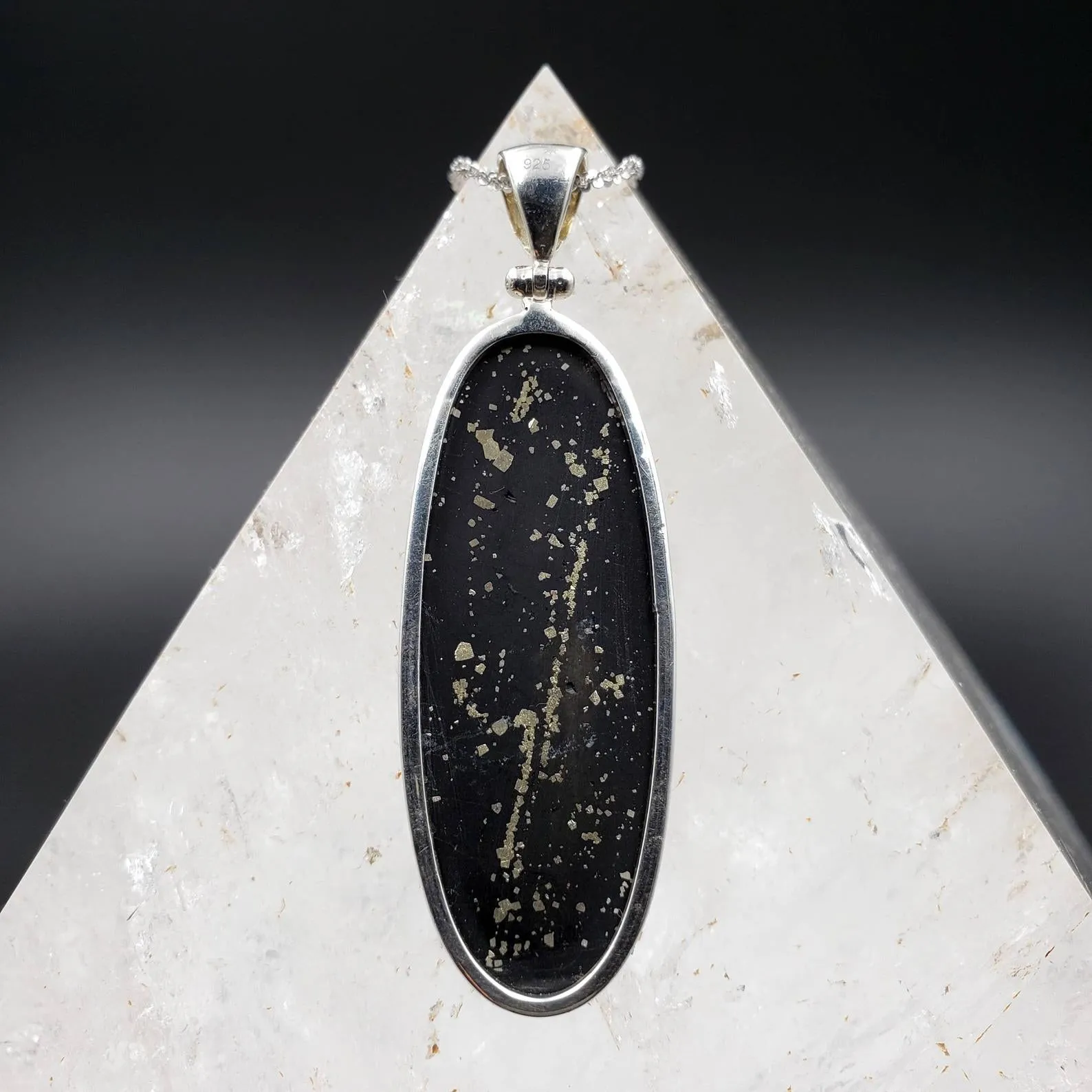 Apache Gold Chalcopyrite Skateboard Pendant